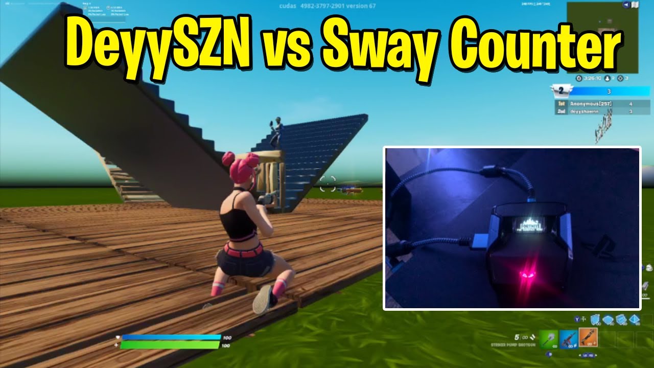 Deyy vs FaZe Sway Counter INTENSE 1v1 Buildfights!
