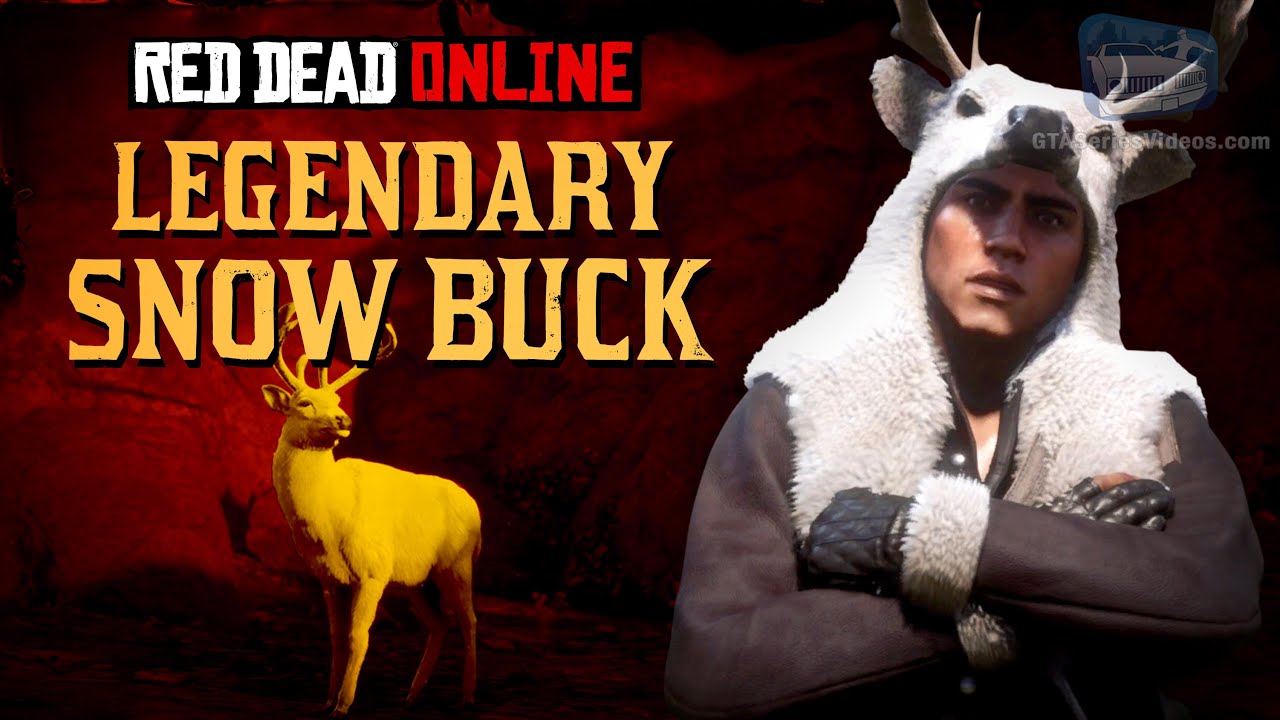 Red Dead Online - Legendary Snow Buck Location [Animal Field Guide]