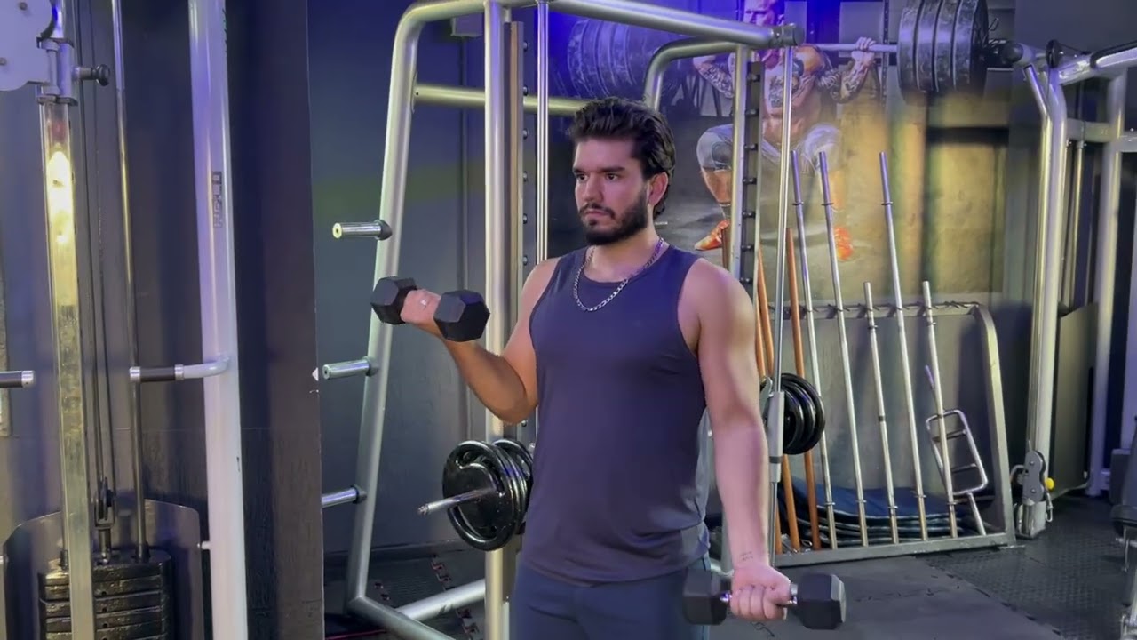 Biceps alternado com isometria