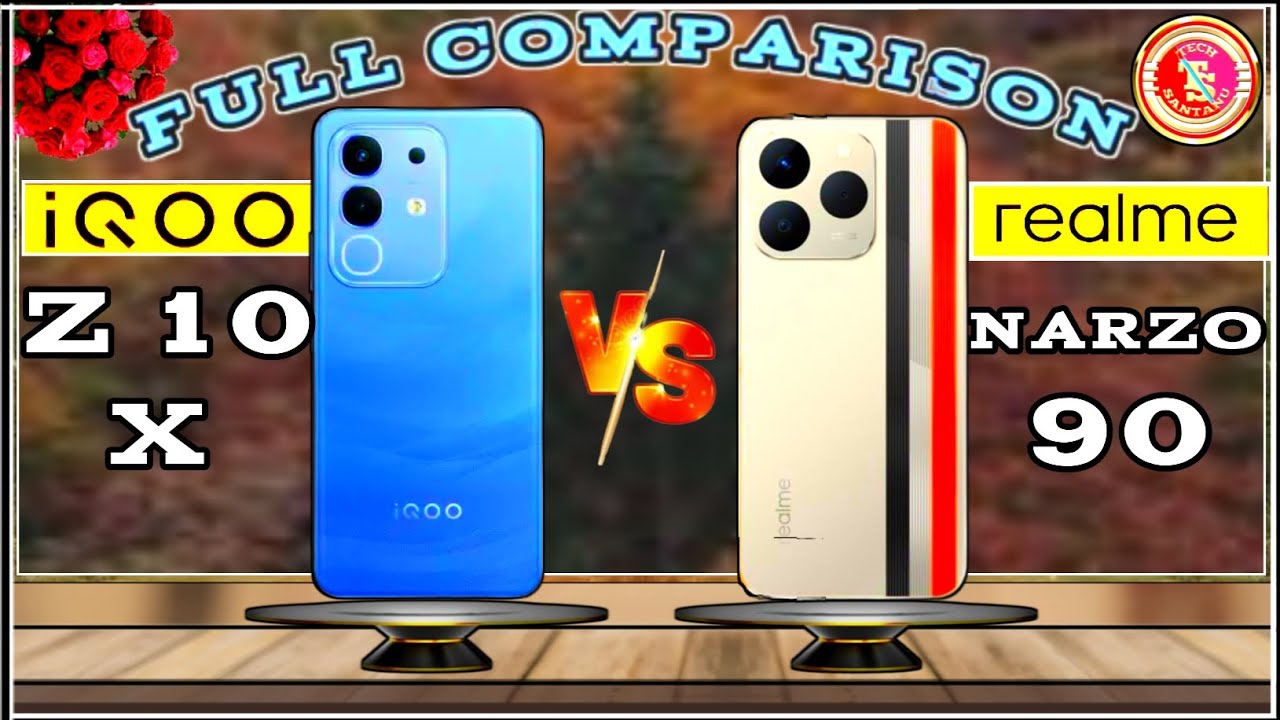 iQOO Z 10 X (V/S) REALME NARZO 90⚡FULL COMPARISON🔥TECH SANTANU : WHICH ONE BETTER ?