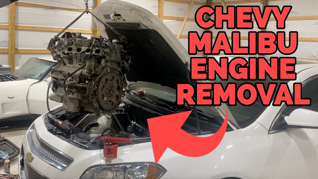 Ремонт двигателя Chevrolet Malibu 2.4 2008–2012 годов выпуска — Снятие двигателя — Инструкция — П...