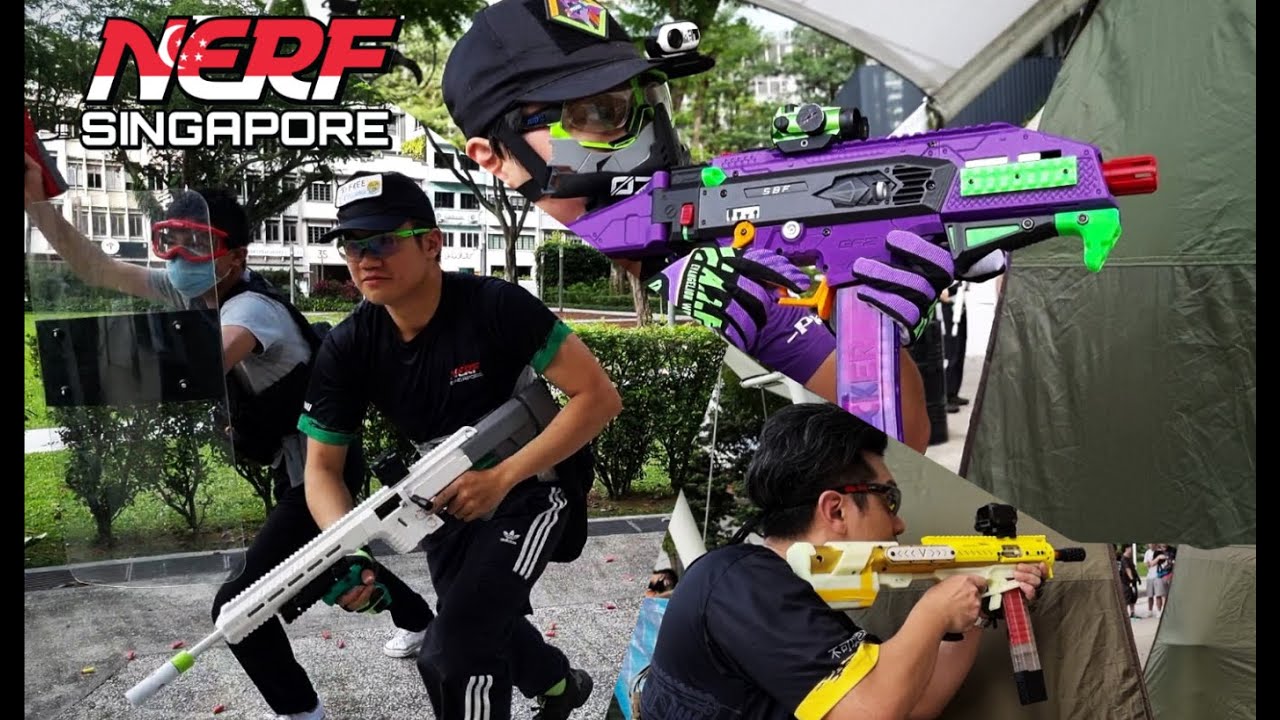 FLYWHEELS EVERYWHERE | NERF Singapore (ft. Gavinfuzzy Beta test SBF gameplay and NERF Pilot cult???)
