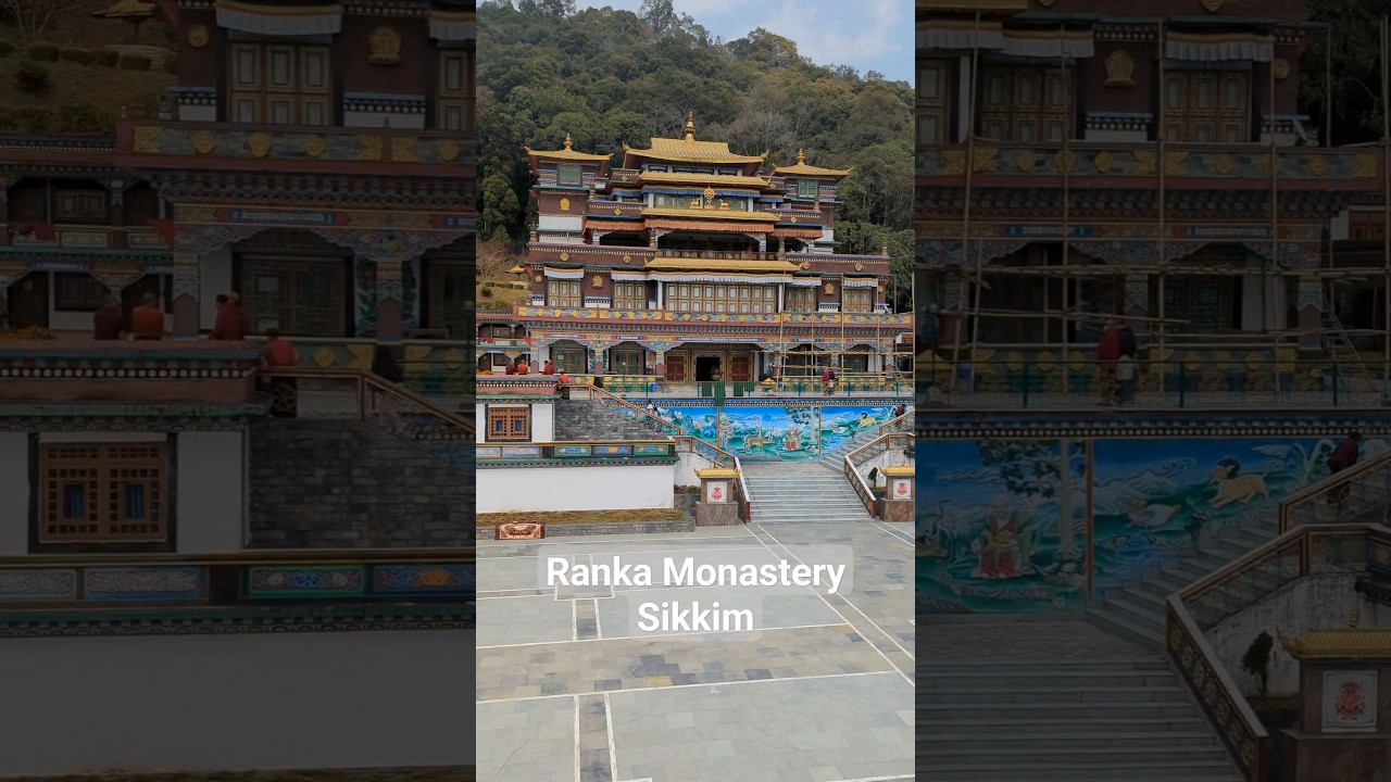 Ranka Monastery || Lingdum Monastery at Sikkim.#solotravel #travel #visitsikkim #lingdum