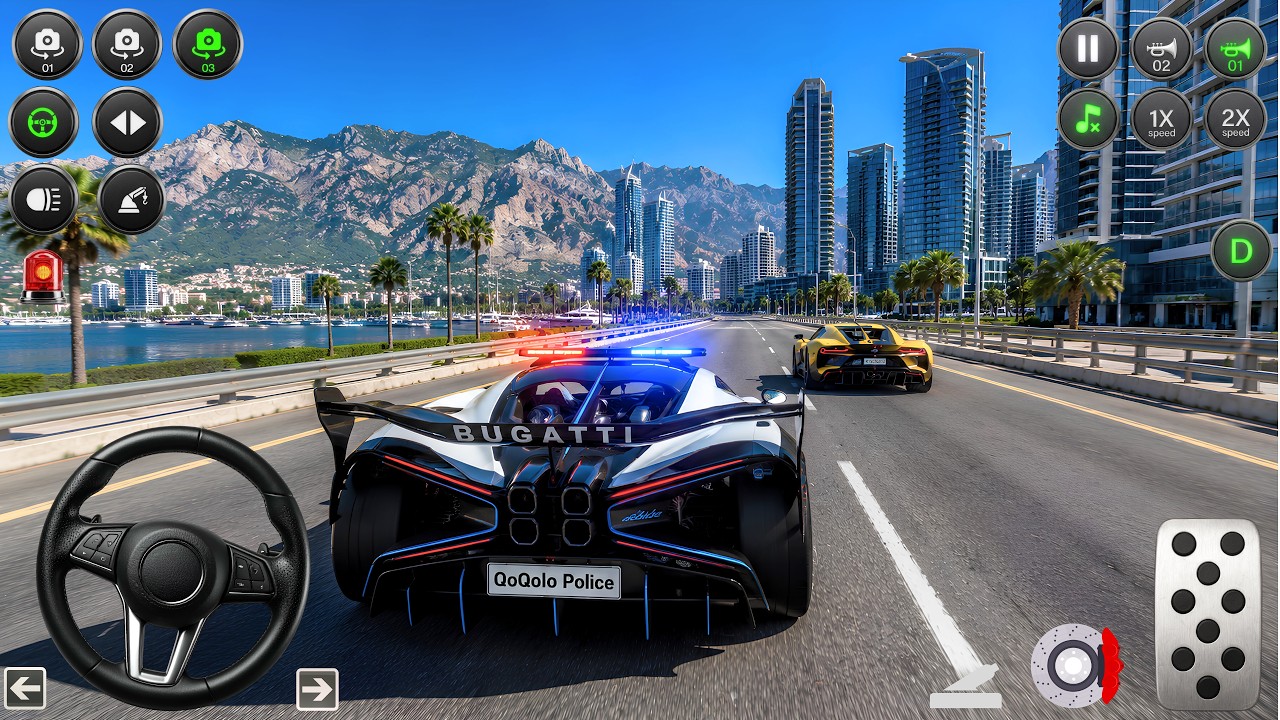 Police Officer Simulator 3D: City Patrol Cop Games - Mobile Gameplay
