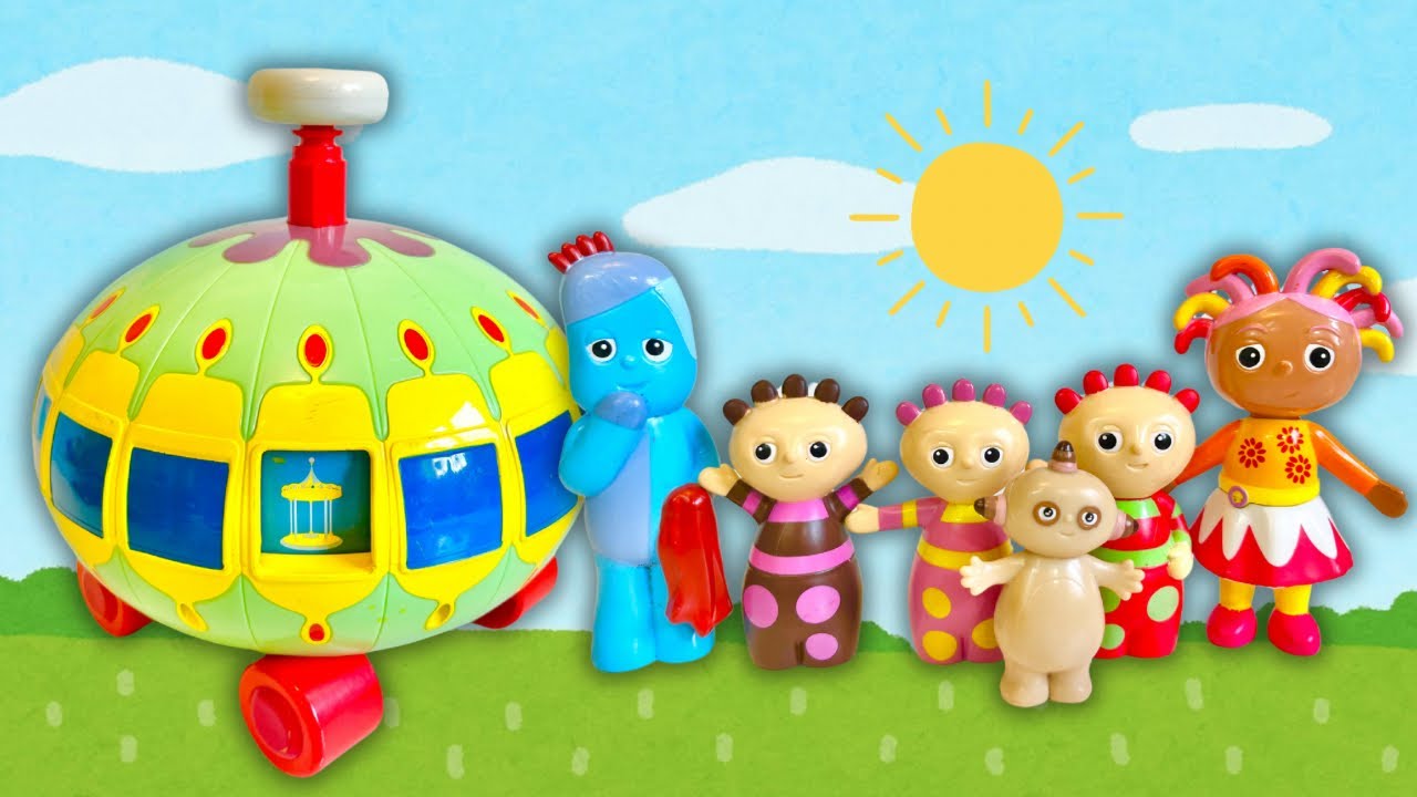 SPINNING Ninky Nonk Game In The Night Garden Characters Toys Playing Sensory For Kids Toddlers