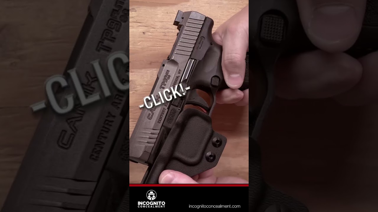 Secure, slim, and simple. Our Trigger Guard Holster is minimalist carry done right. #EDC #CarrySmart