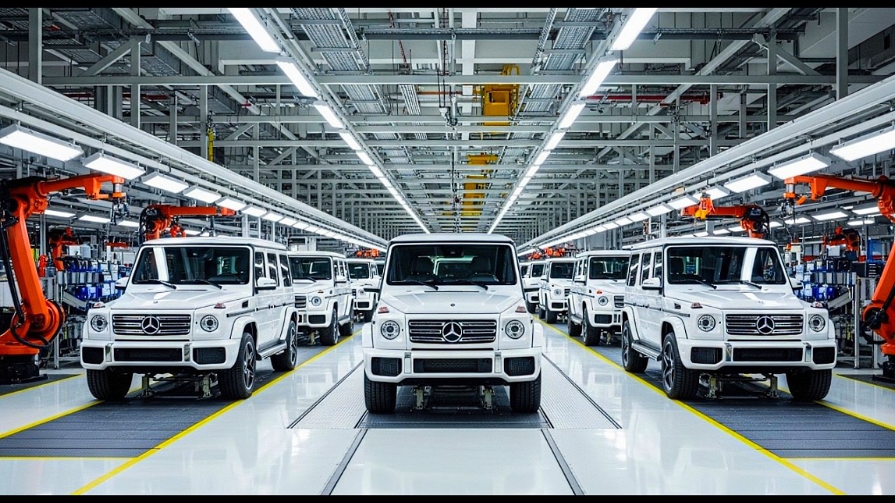 How Mercedes G‑Class Off‑Road SUVs Are Manufactured | Inside the Luxury Car Factory (Full Process)