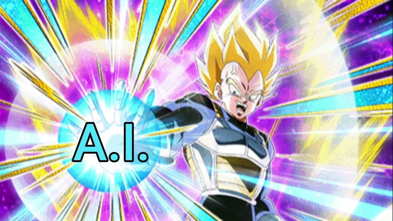 What if you extended DFE TEQ SSJ Vegeta's Active Skill OST with AI? (Dokkan Battle)