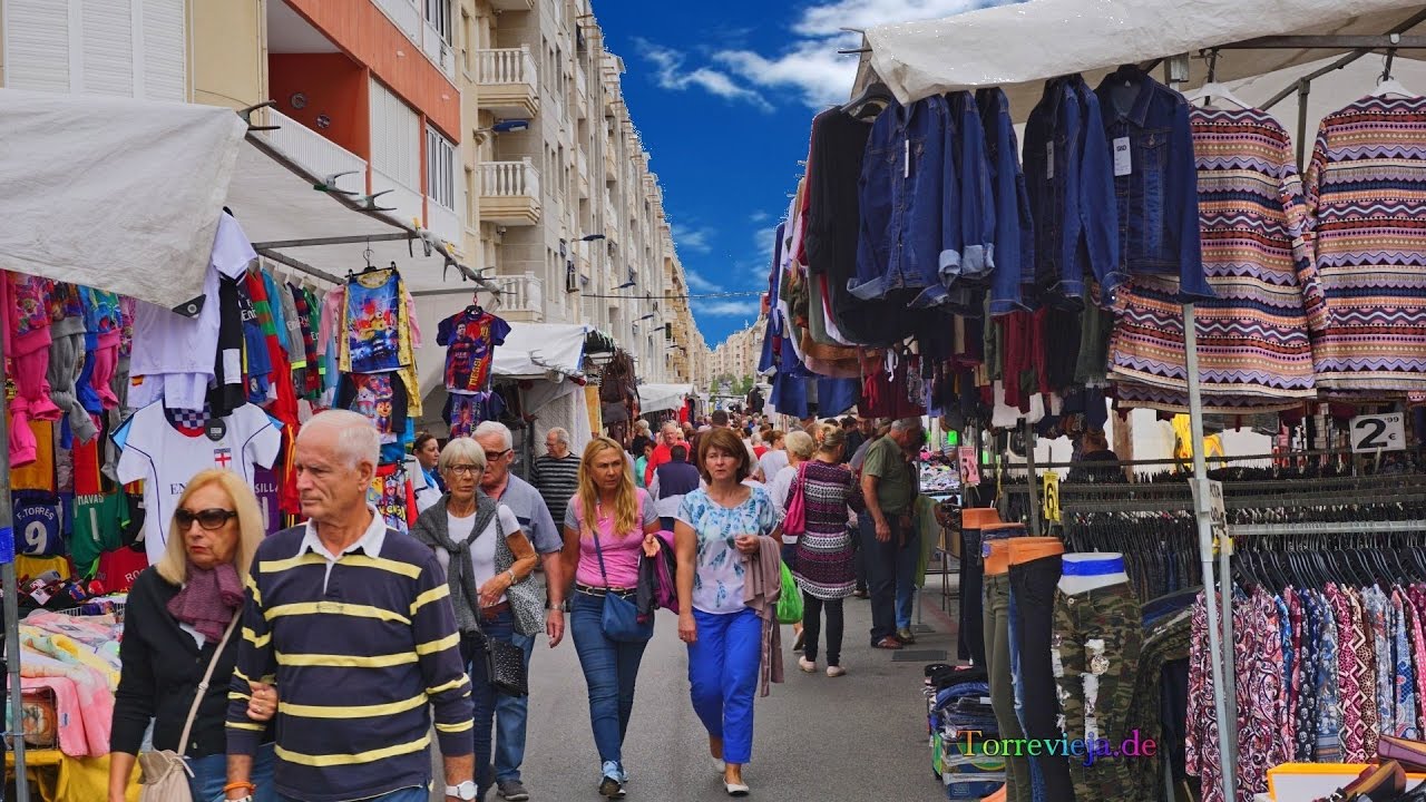 Torrevieja Wochenmarkt Freitags market mercado