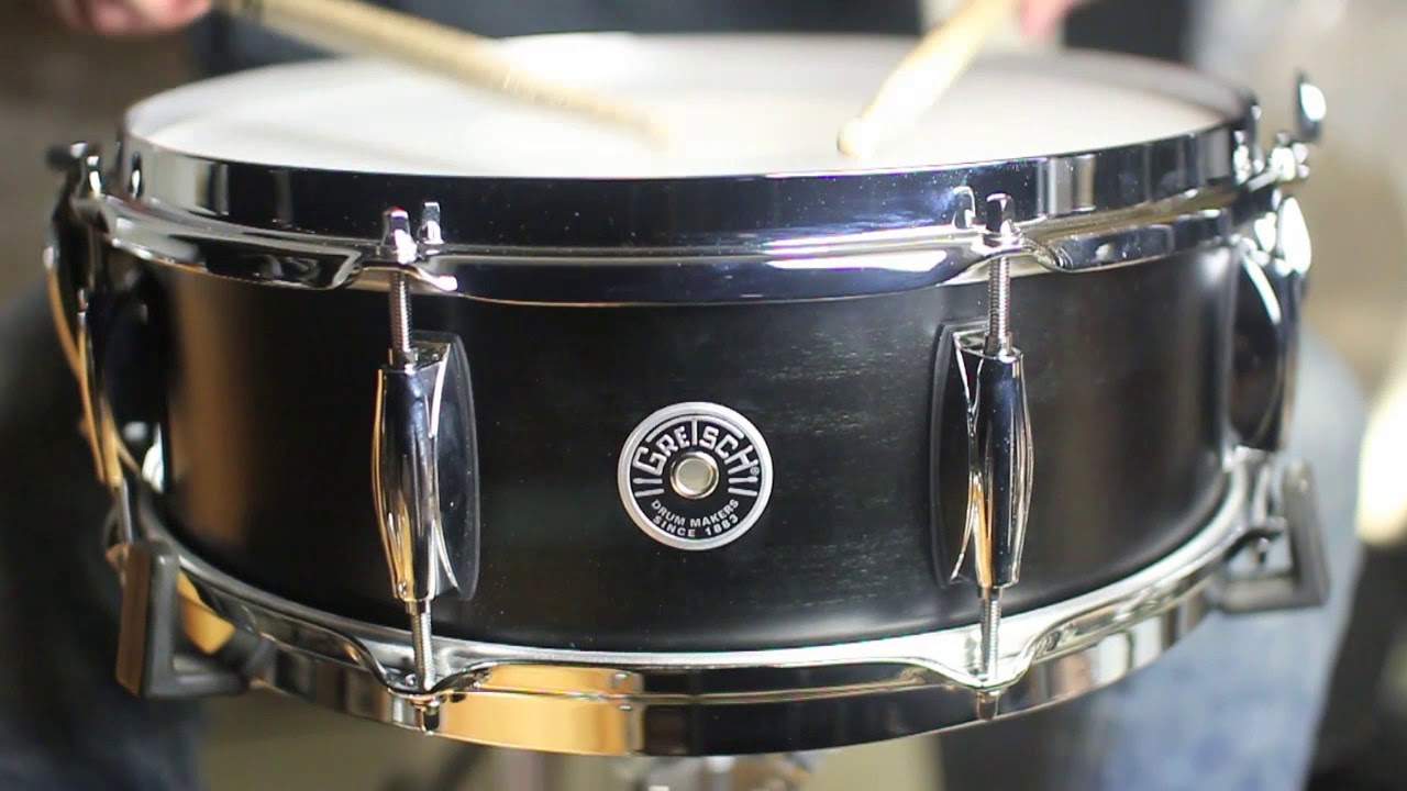 Gretsch Brooklyn Satin Dark Ebony 5x14 Snare Drum