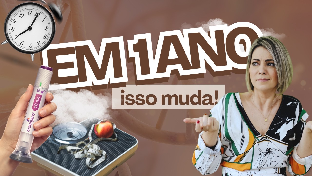1 ANO  usando CANETA EMAGRECEDORA: O que REALMENTE acontece com seu metabolismo?