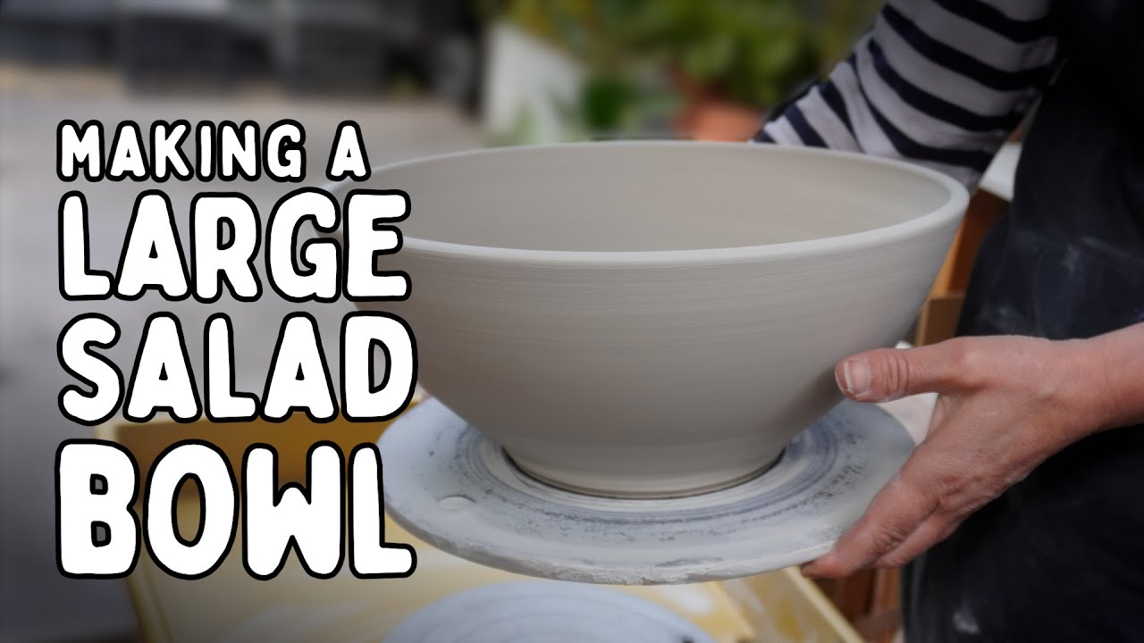 Throwing a Large Bowl with 8 Pounds of Clay