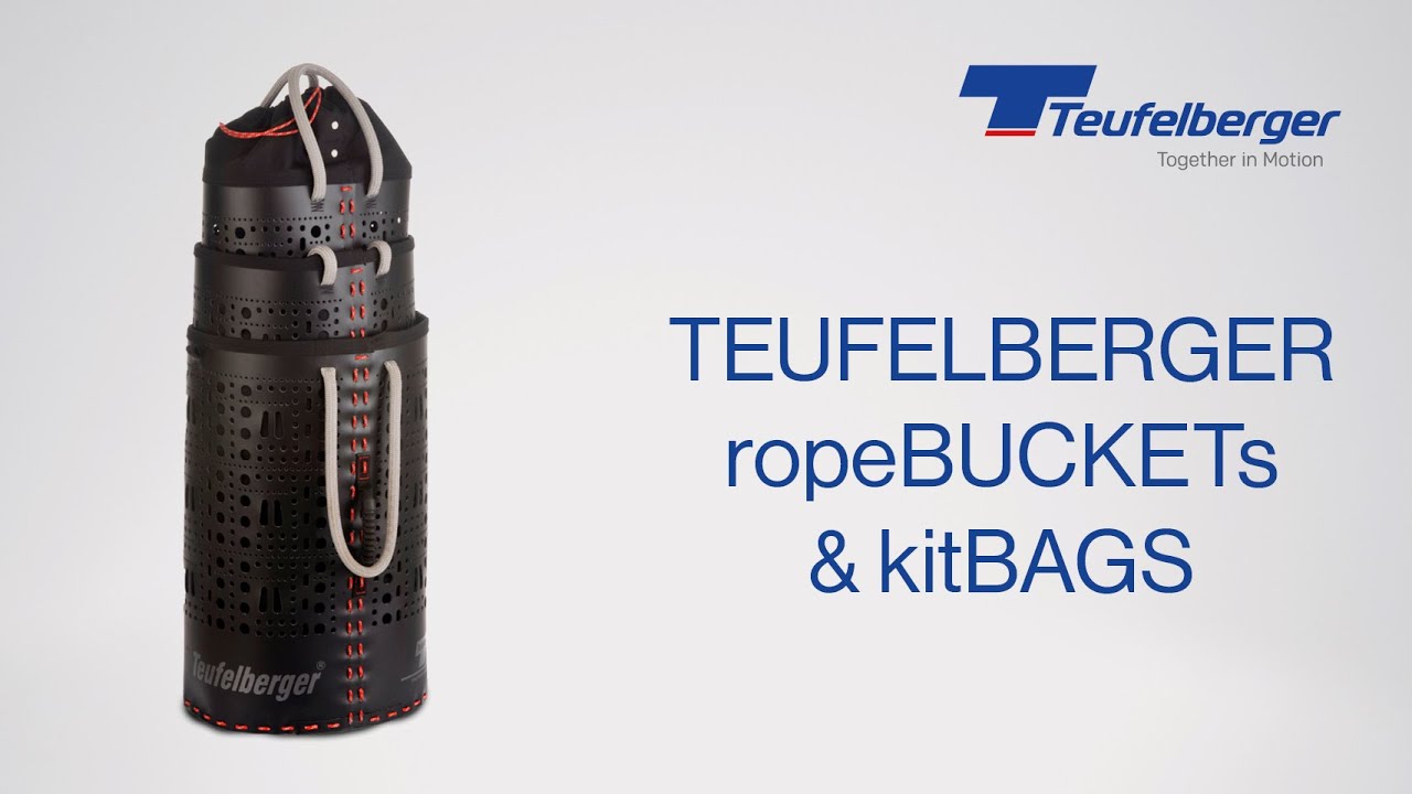 TEUFELBERGER ropeBUCKETs и kitBAGS объясняются Робом Мэнсоном