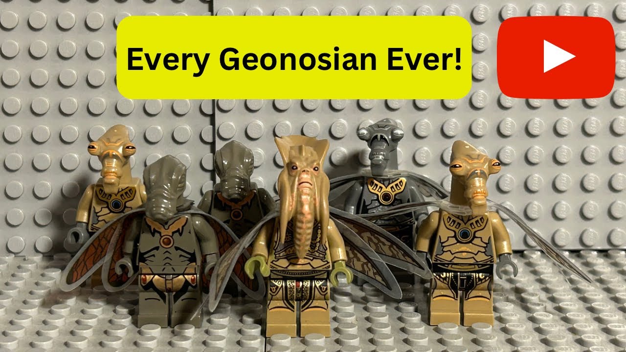 Every Lego Star Wars Geonosian Minifigure Ever Made
