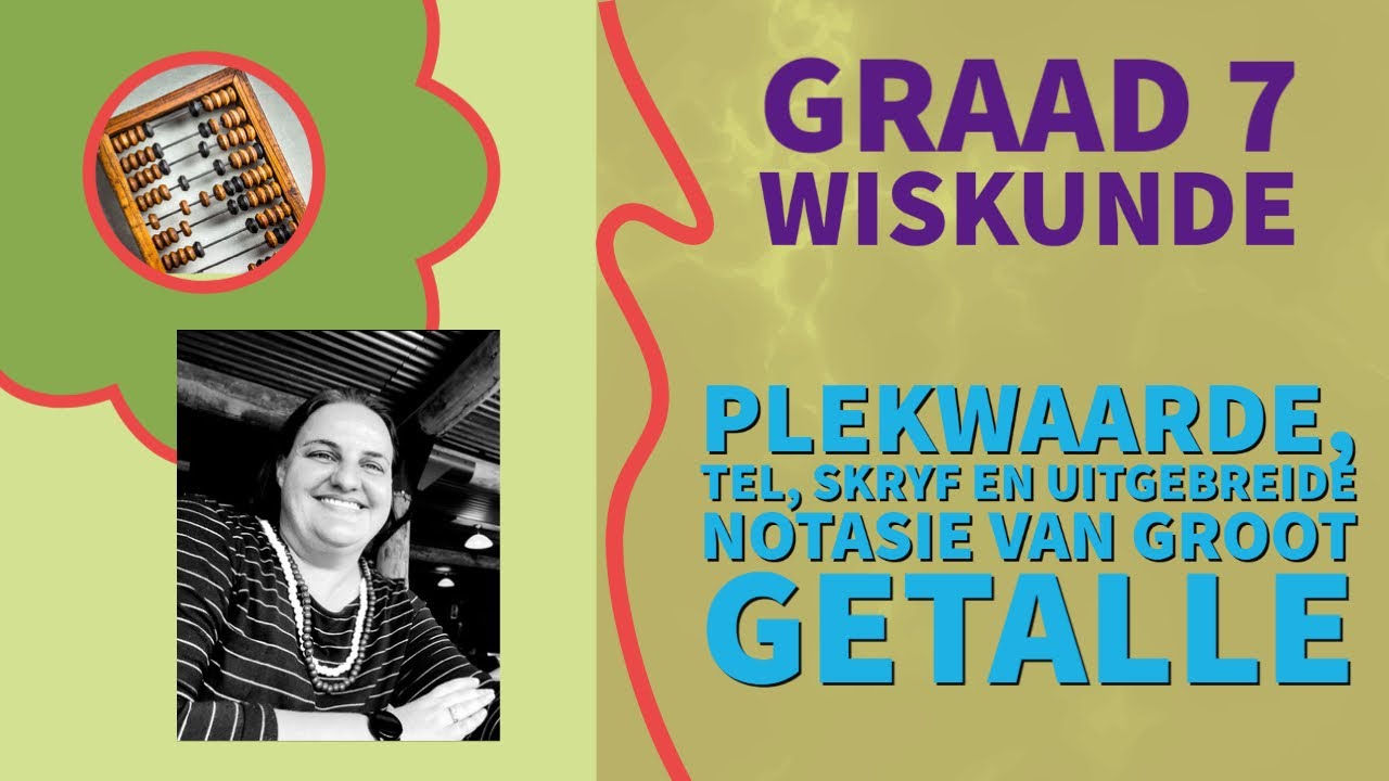 Graad 7 Wiskunde - Plekwaarde, Tel, Skryf en Uitgebreide Notasie van getalle