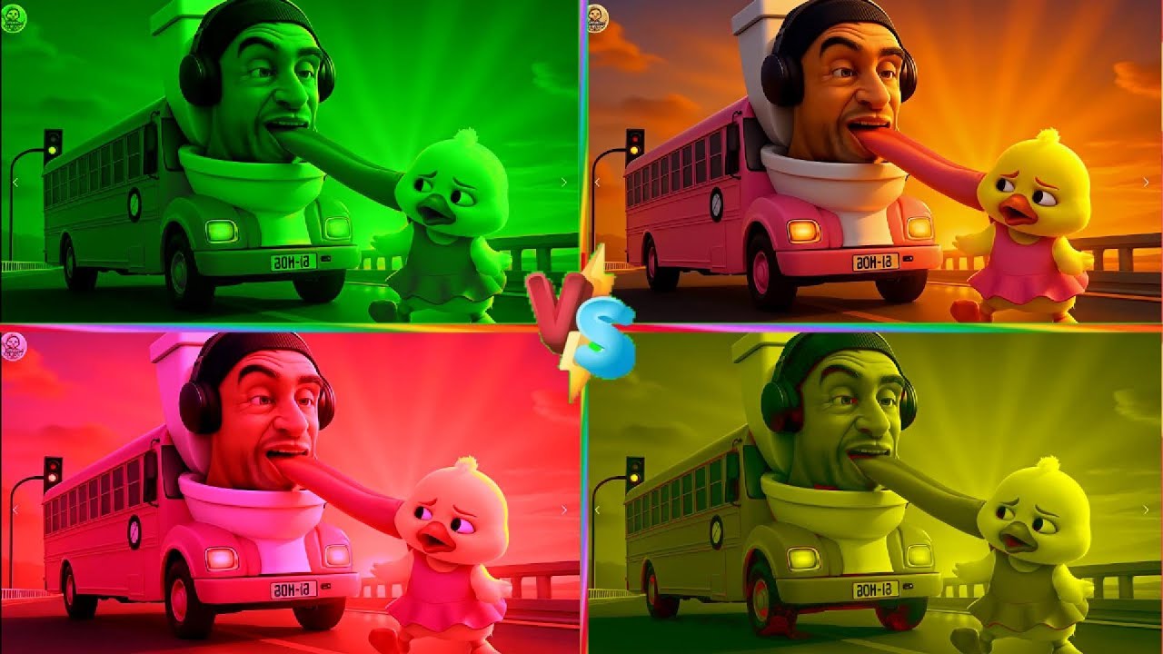 🚌🔥😱SCHOOL BUS EATER🎶 Coffin Dance Song