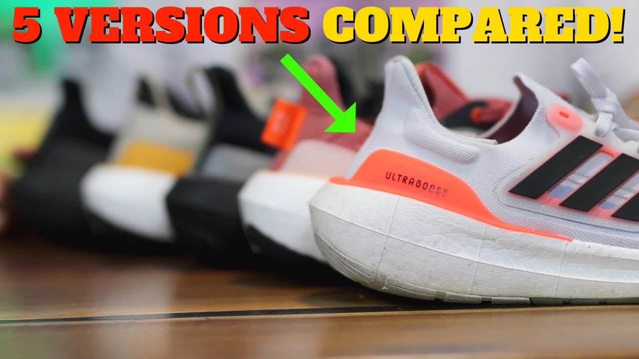 Сравнение 5 версий adidas ULTRABOOST LIGHT!