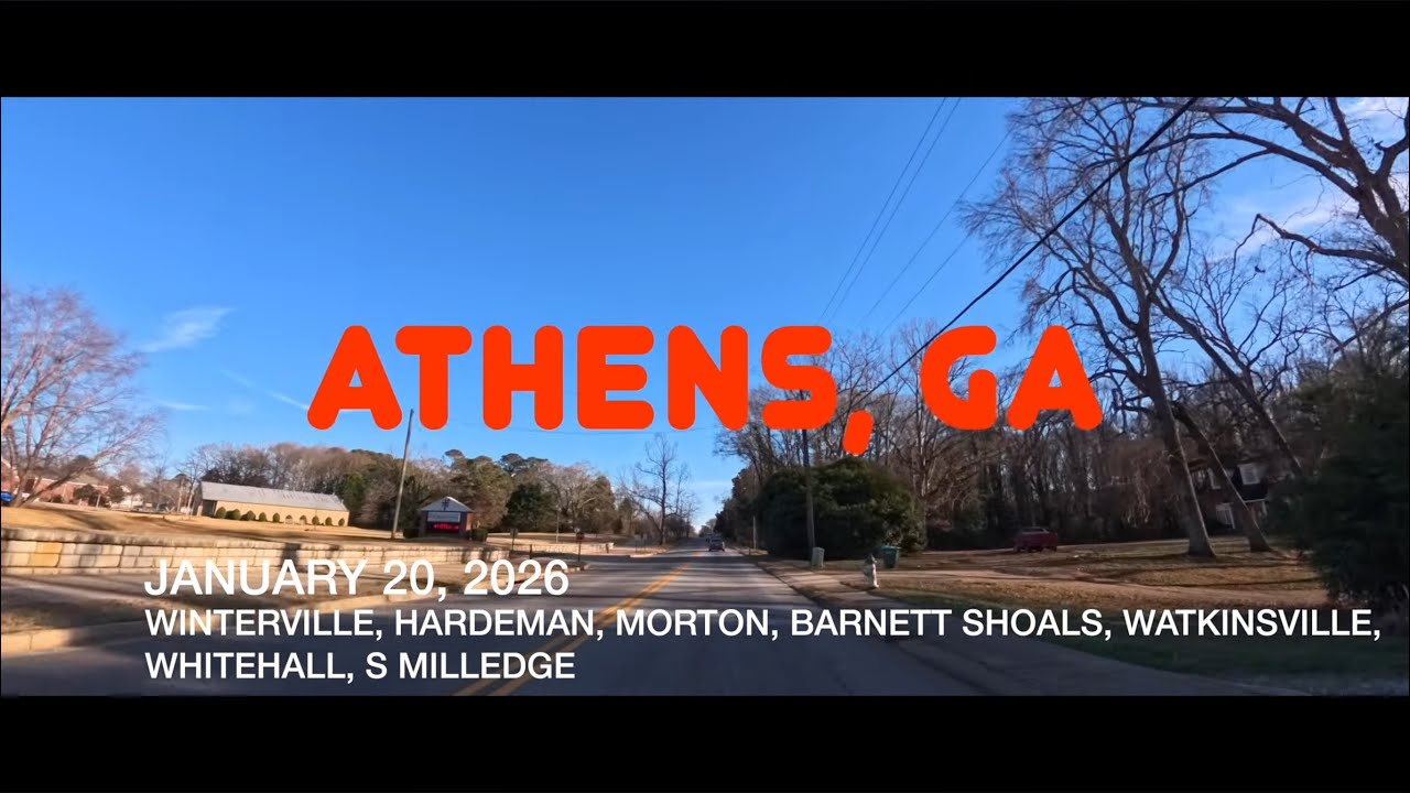 ATHENS, GEORGIA - JANUARY 20, 2026 - WINTERVILLE, HARDEMAN, MORTON, BARNETT SHOALS, WATKINSVILLE