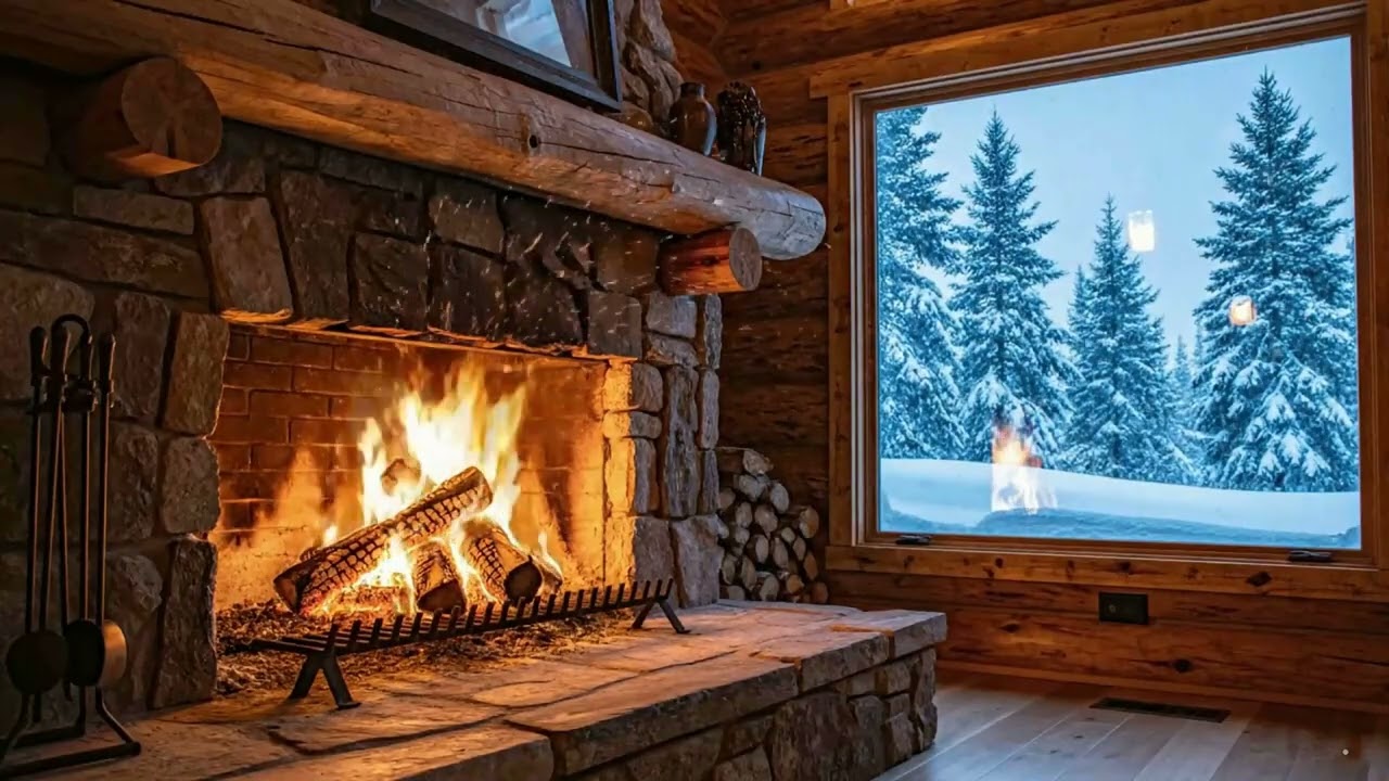 Relaxing Cosy Fire Sounds 🔥 - Burning Wood and Crackling Sounds for Sleeping, Studying and Reading 🔥