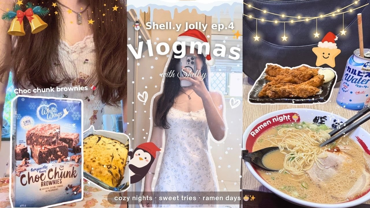 🌟𝐕𝐥𝐨𝐠𝐦𝐚𝐬 ›  Trying Brownie Mix 🍫, Little SHEIN Haul 👗 & Ramen for Dinner 🍜｜❄️ 𝐒𝐡𝐞𝐥𝐥.𝐲 𝐉𝐨𝐥𝐥𝐲 𝐞𝐩.𝟒