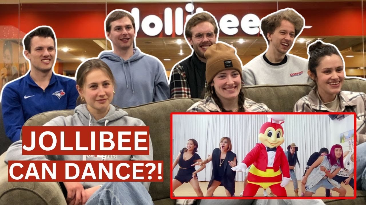 Canadians React to DANCING JOLLIBEE?! Ft. Filipino Dance Culture