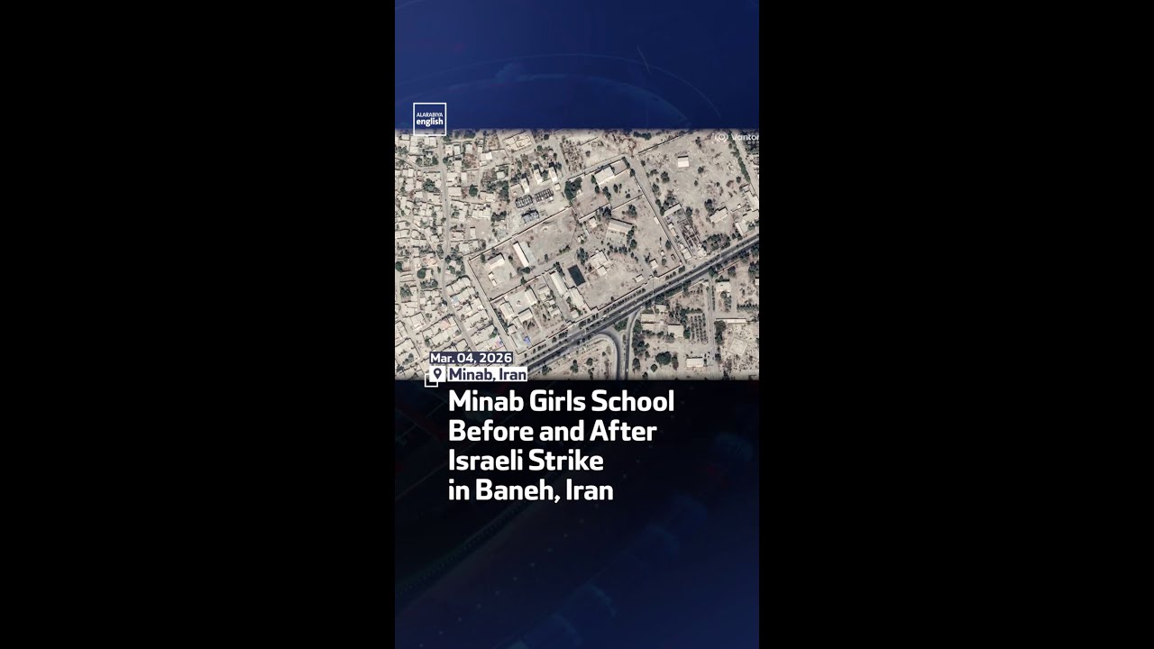 Minab Girls School Before and After Israeli Strike