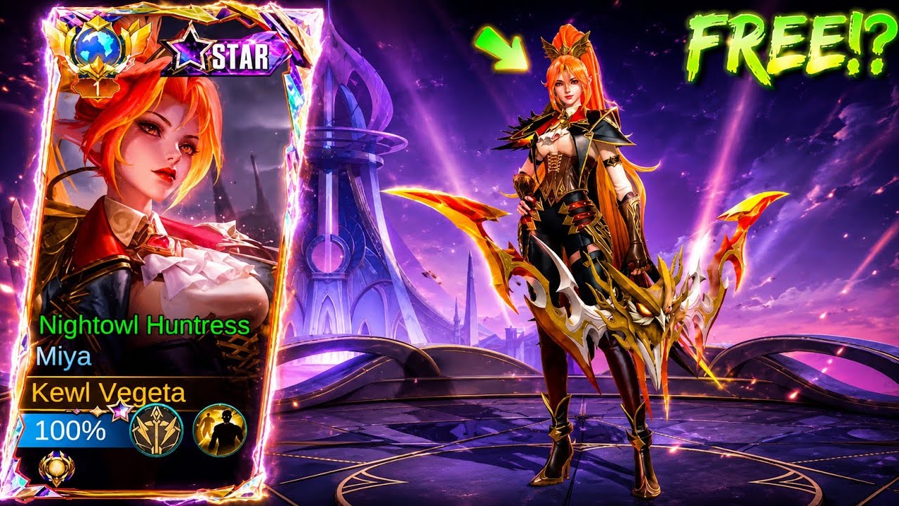 Nightowl Sentinel Miya New Starlight Skin Gameplay🔥