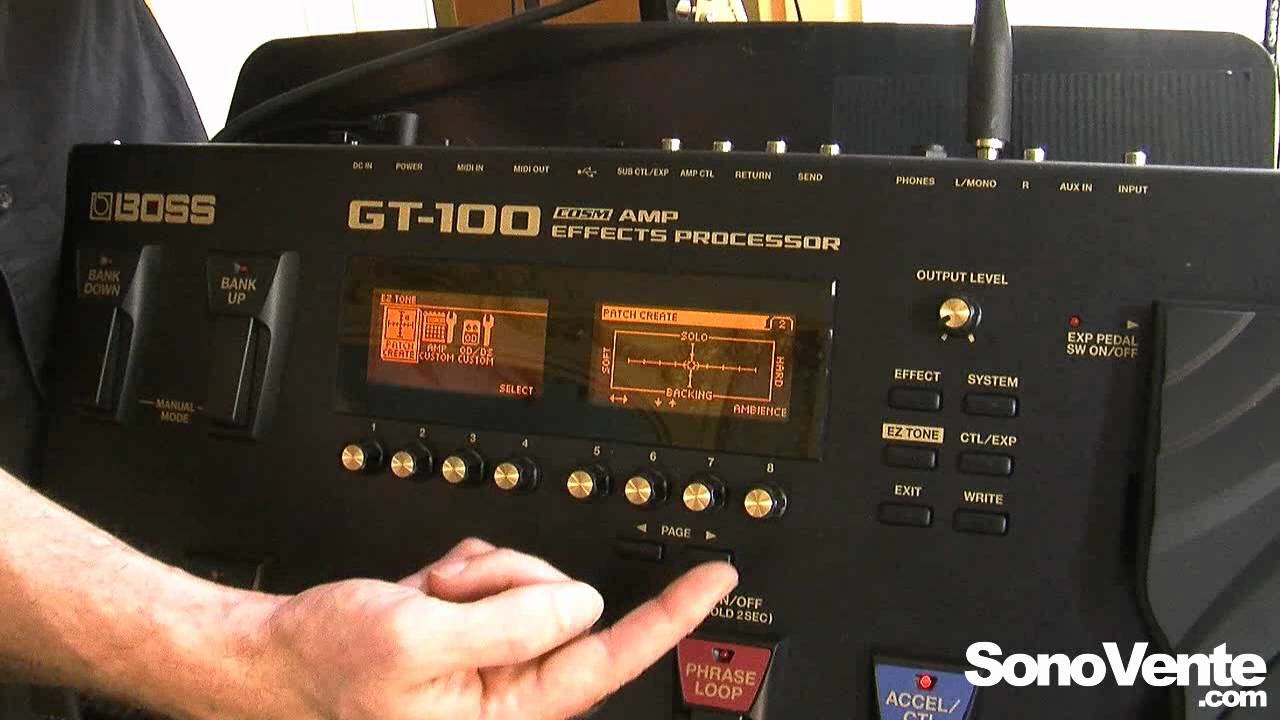 Boss GT-100 - Salon Roland 2012