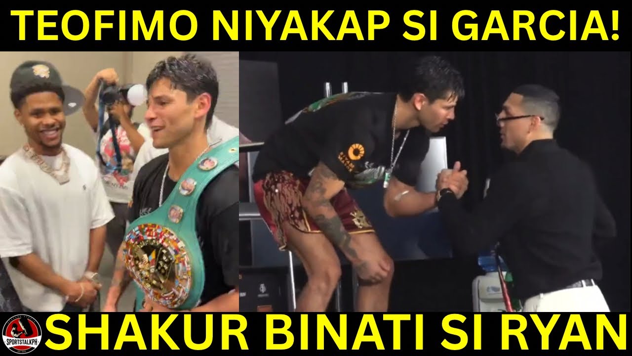 Shakur at Crawford DINAYO si Ryan Garcia matapos manalo! | INJURED kamao ni Garcia!