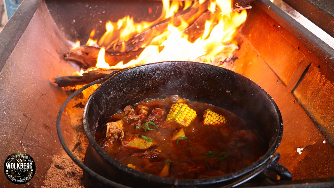 Grilled Beef Short Rib & Tomato 🍅 Potjie | Potjiekos | Recipes from South Africa | Cast Iron Recipes
