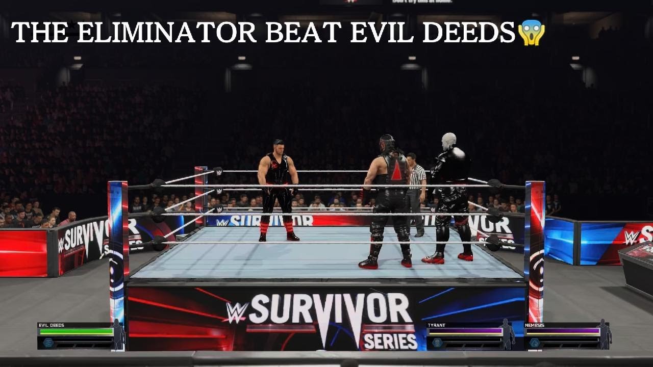 WWE 2K25 - THE ELIMINATOR vs EVIL DEEDS