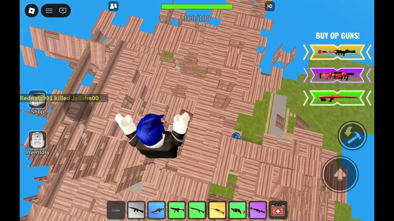 Roblox jump and fly.