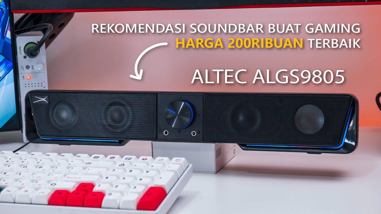 Rekomendasi Soundbar buat gaming harga 200ribuan terbaik [ Altec ALGS9805 ] (eng subt)