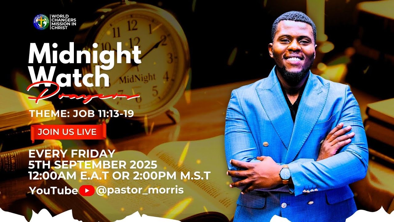 MIDNIGHT PRAYER WATCH // SEPTEMBER 20 TH 2025 //PASTOR MORRIS