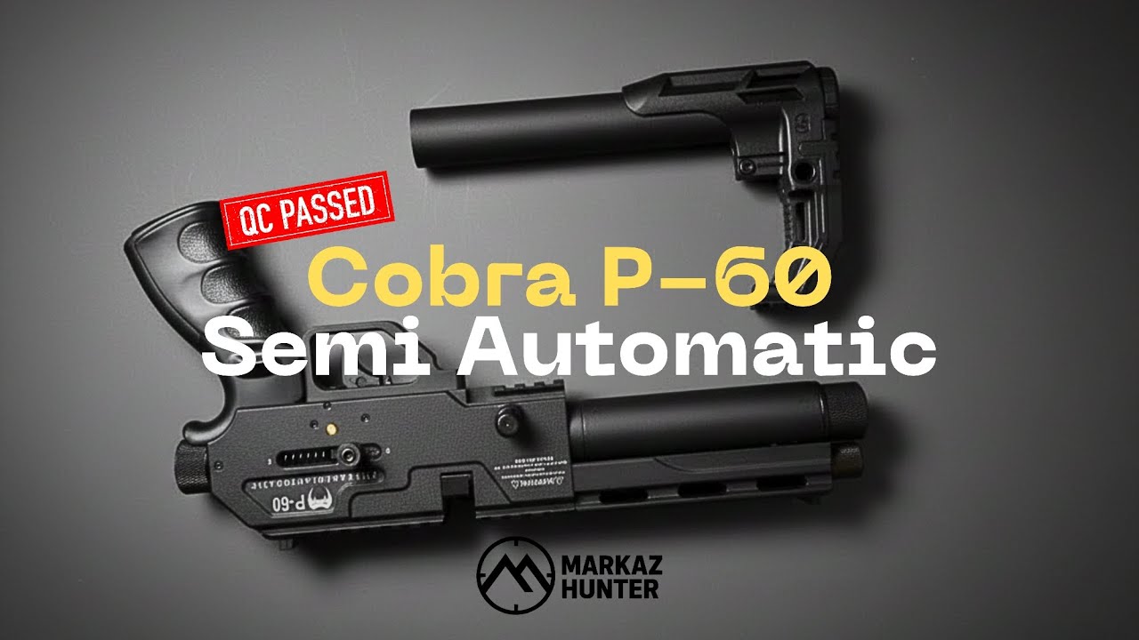 Recenzja p&oacute;łautomatycznego pistoletu Cobra P-60 &ndash; kompaktowy, wytrzymały i wciąż mocny!