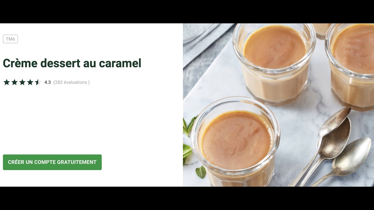 Crème au caramel au thermomix TM6