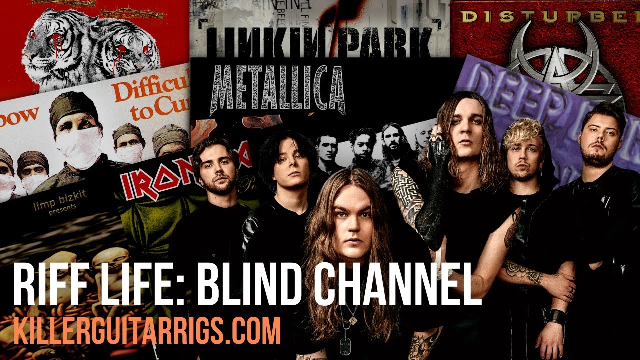 Blind Channel 2022 Interview - Talking guitar - Iron Maiden, Limp Bizkit, Metallica and more!