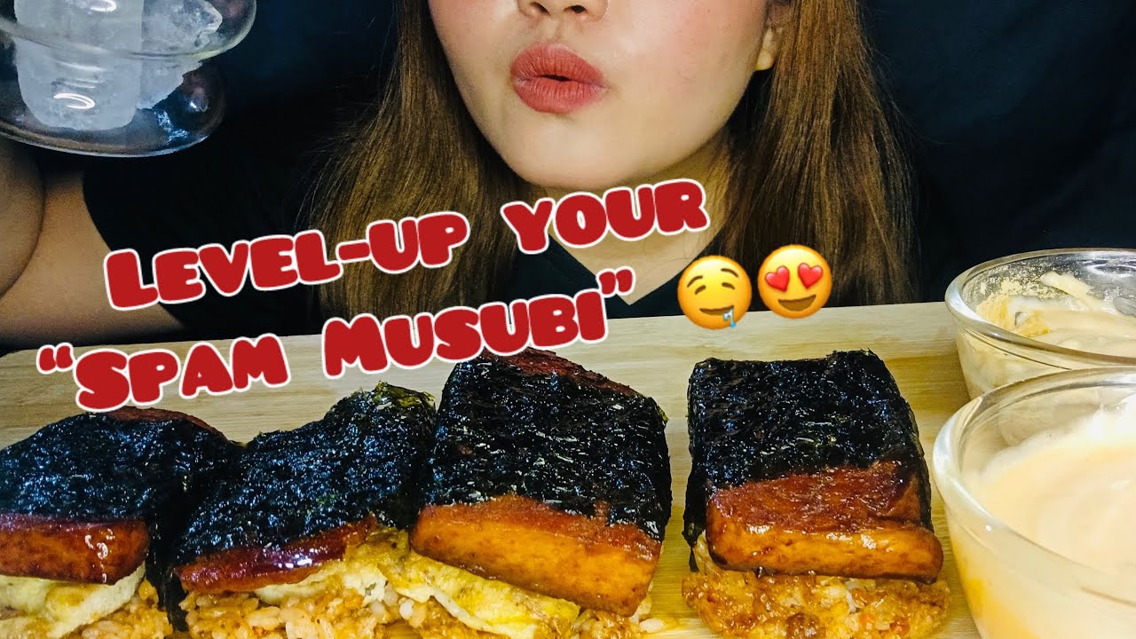 asmr mukbang spam musubi #asmr #mukbang #spammusubi