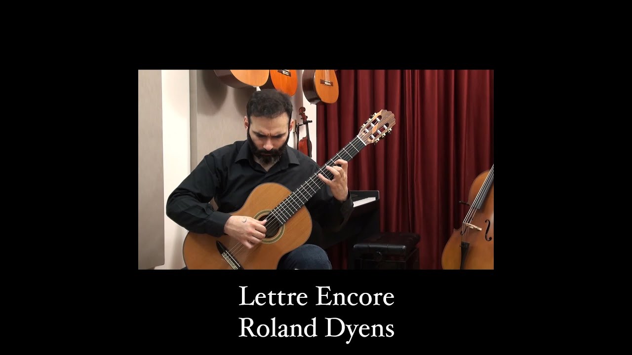 Lettre Encore - Roland Dyens