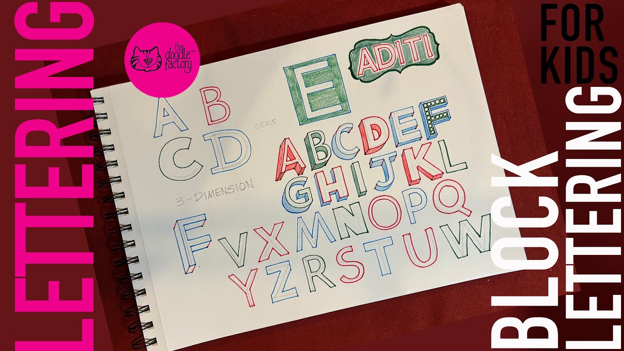 Mon Kids   Lettering 1 3 3 25