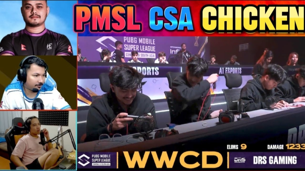 DRS GAMING CHICKEN DINNER PMSL CSA FINAL DAY 1 #PMSLCSA #DRS #HORAA