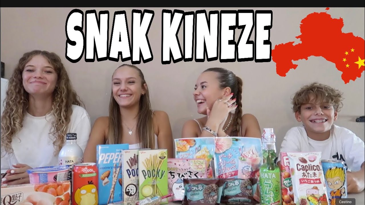 PROVOJM SNACK KINEZE | WITH OUR COUSINS | CHALLNGE || SEZ 🇦🇱