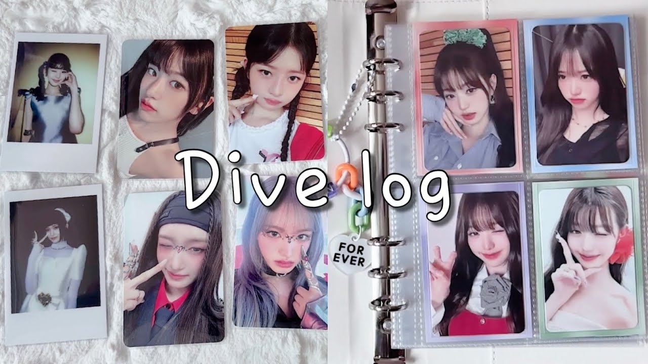 [다이브로그] 최애 바인더가 생기다니 완전 럭키비키잖아🤍💗| 럭드 | 특전 | 뮤코 | 앨범깡 | 바인더깡 | 바인더정리 | 협찬 | 해피꾸잉 | 녕프 | 다이브