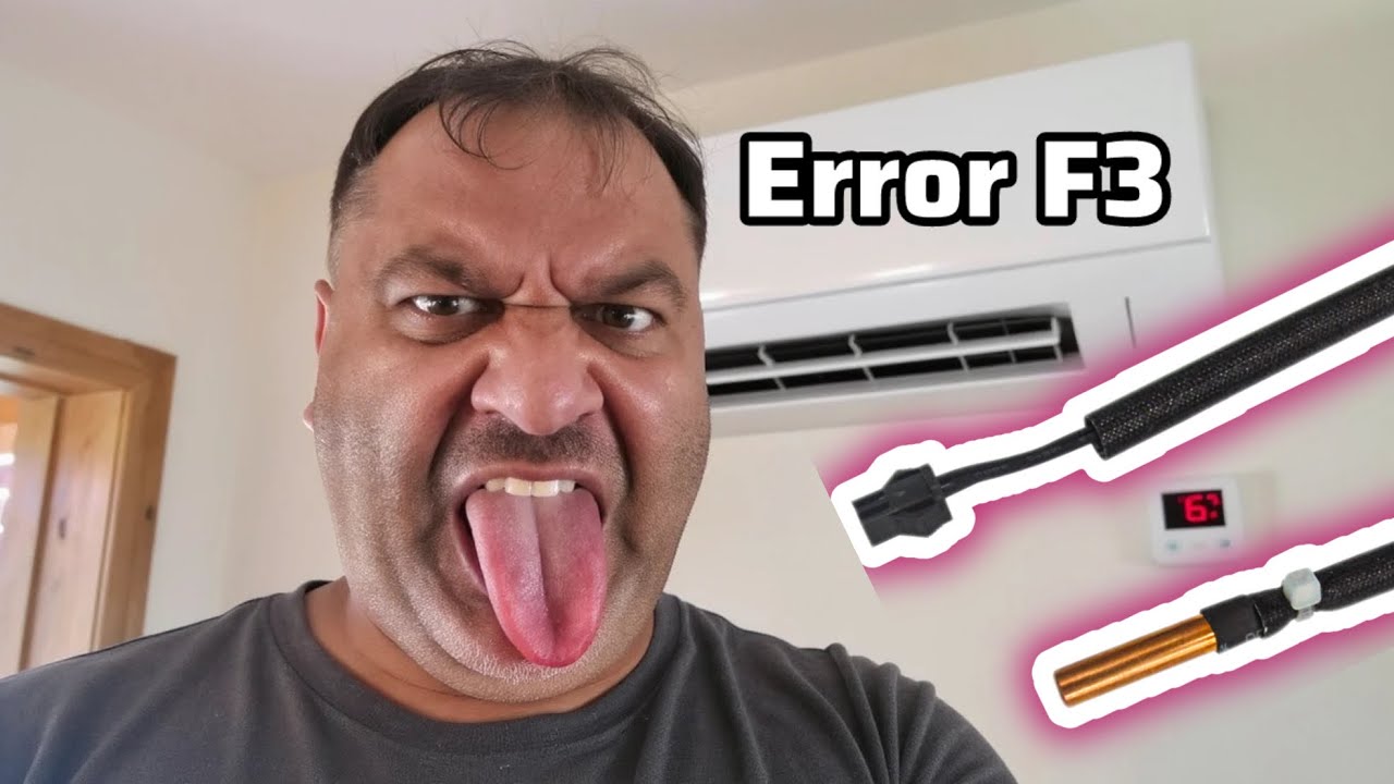 MINISPLIT tiene un ERROR  ( F3 ) solución al problema fácil 👍😱