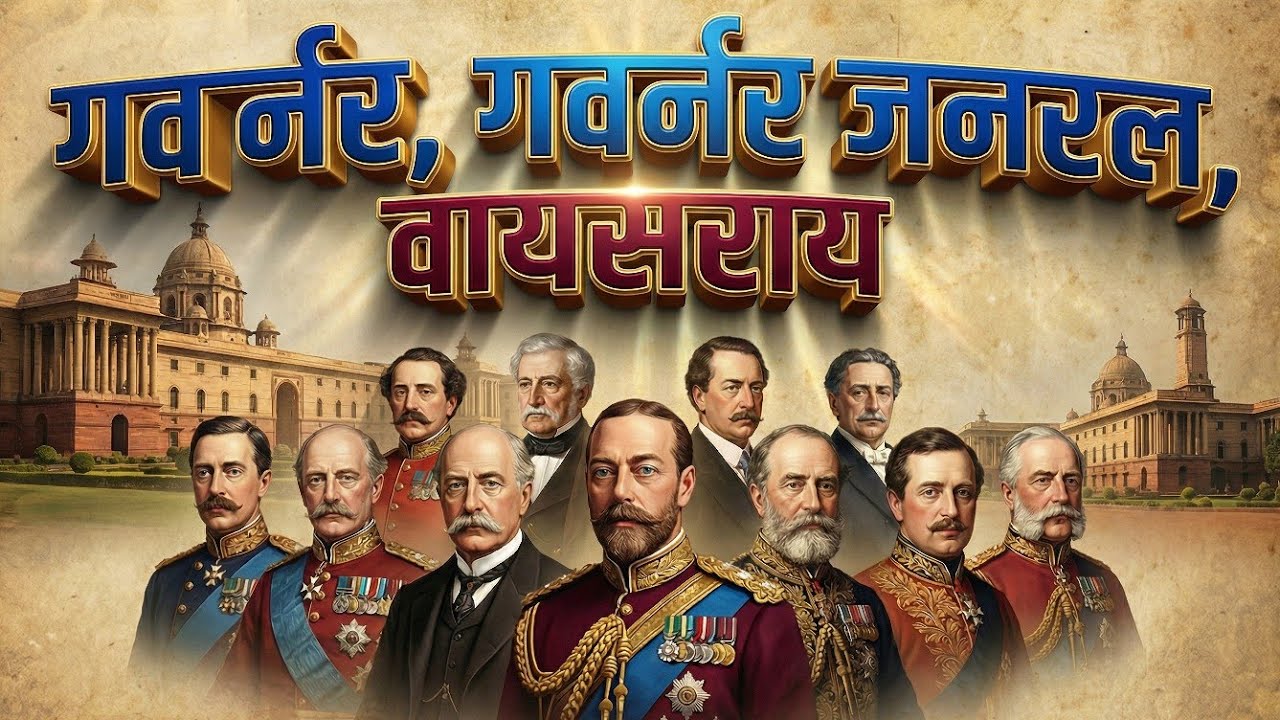 गवर्नर, गवर्नर जनरल, वायसराय | Governer, Governer general, viceroy | Modern history | आसान कहानी में