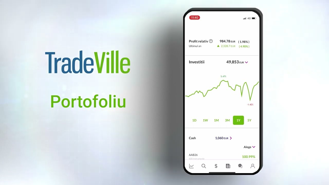 Aplicatia mobila TradeVille
