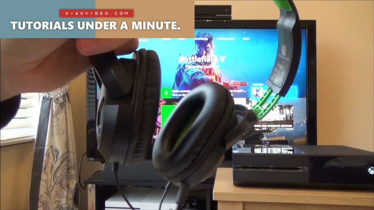 How to Connect a HEADSET to your Xbox One