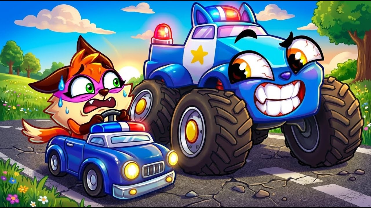 🚘🚗 Big vs Small: Car Challenge Song! 🏎️🏁 Fun Adventures | KiddyHacks Series