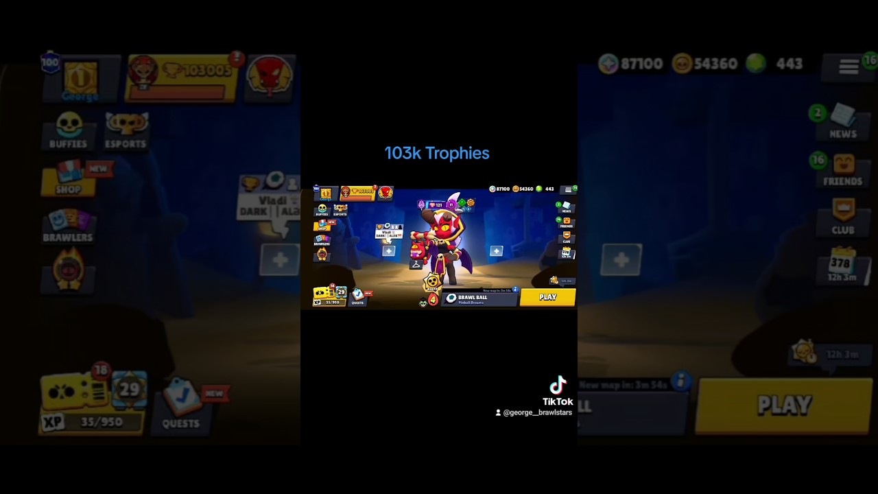 #brawlstars #103kTeophies #win