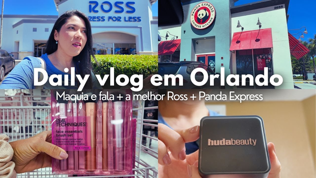 Um dia de férias em Orlando | Make, Downtown e Ross com Achados Incríveis!